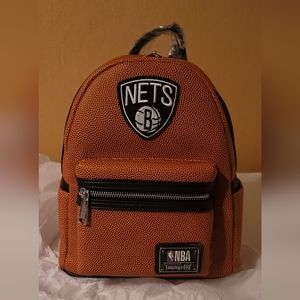 Loungefly Mini Backpack- Brooklyn Nets
